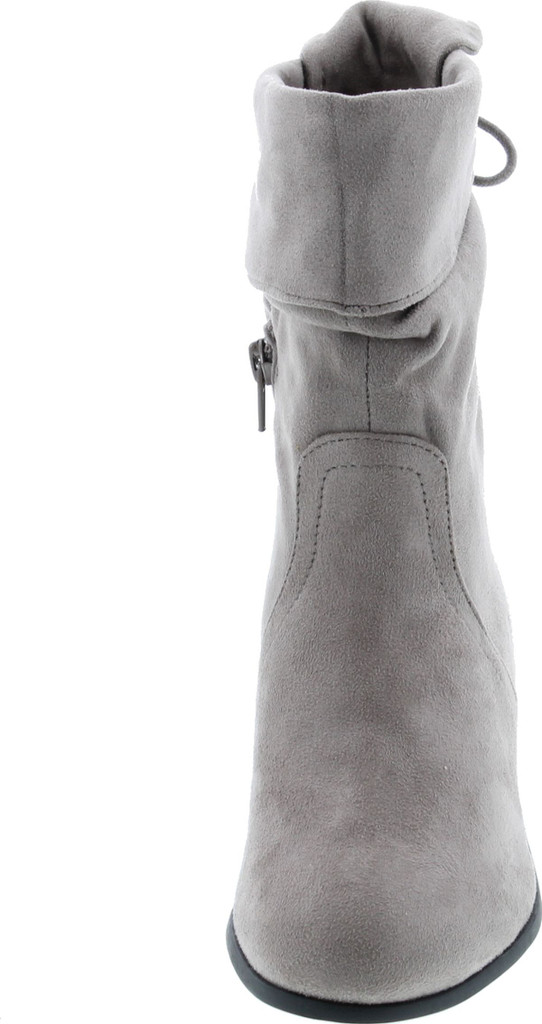 Soda Women's Slouchy Boot Round Toe Faux Suede