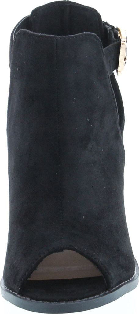 Top Moda Lemie 1 Womens Cut Out Chunky Heel Sandals