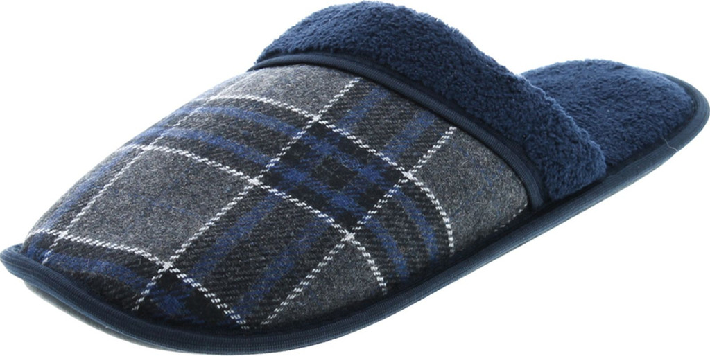 Sc Home Collection Mens Plaid Fashion House Slippers