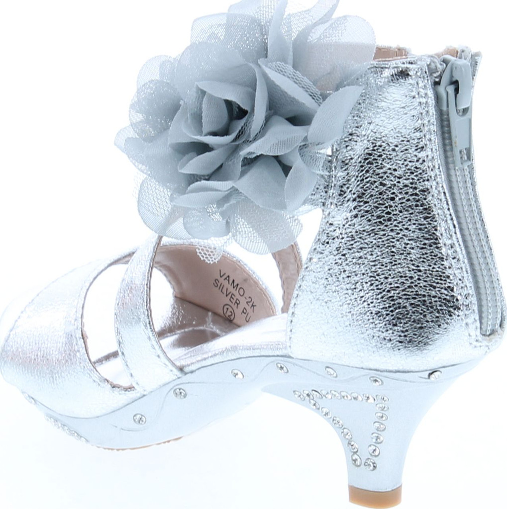 Bella Marie Girls Vamo-2K Fashion Heel Dress Sandals