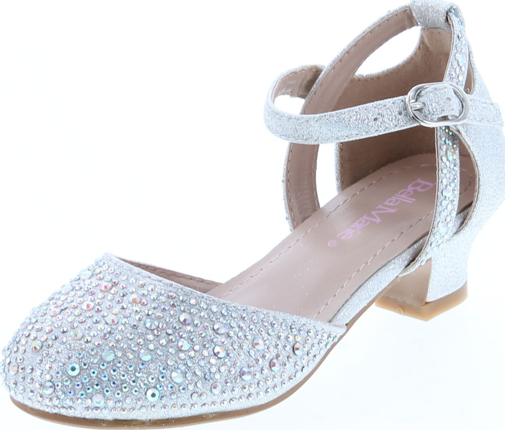 Bella Marie Girls Hunts-11K Low Heel Dress Party Sandals