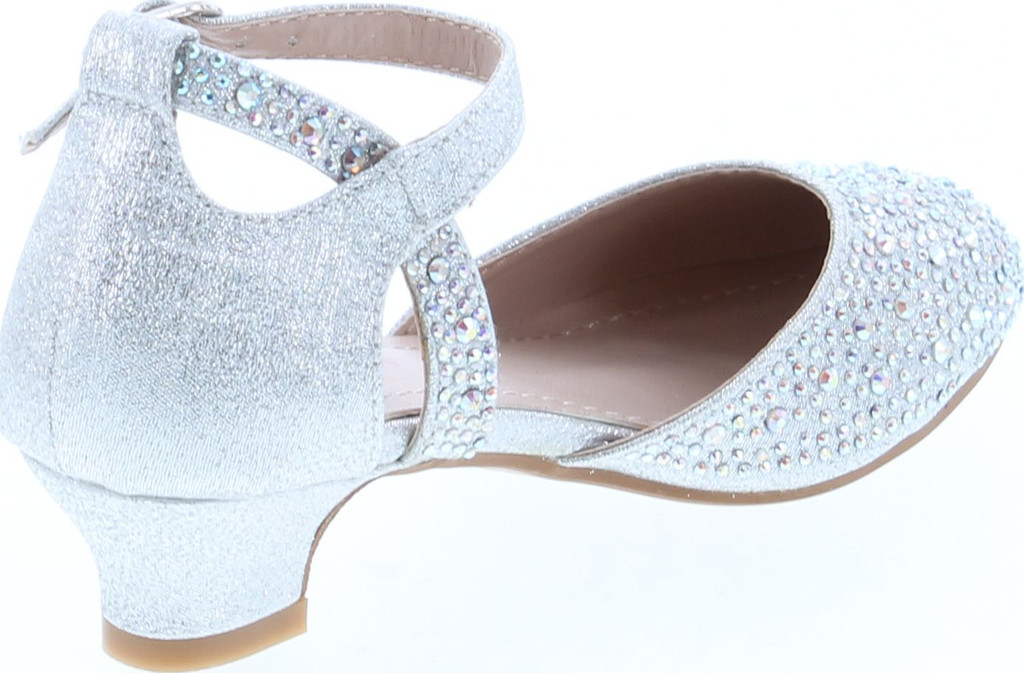 Bella Marie Girls Hunts-11K Low Heel Dress Party Sandals