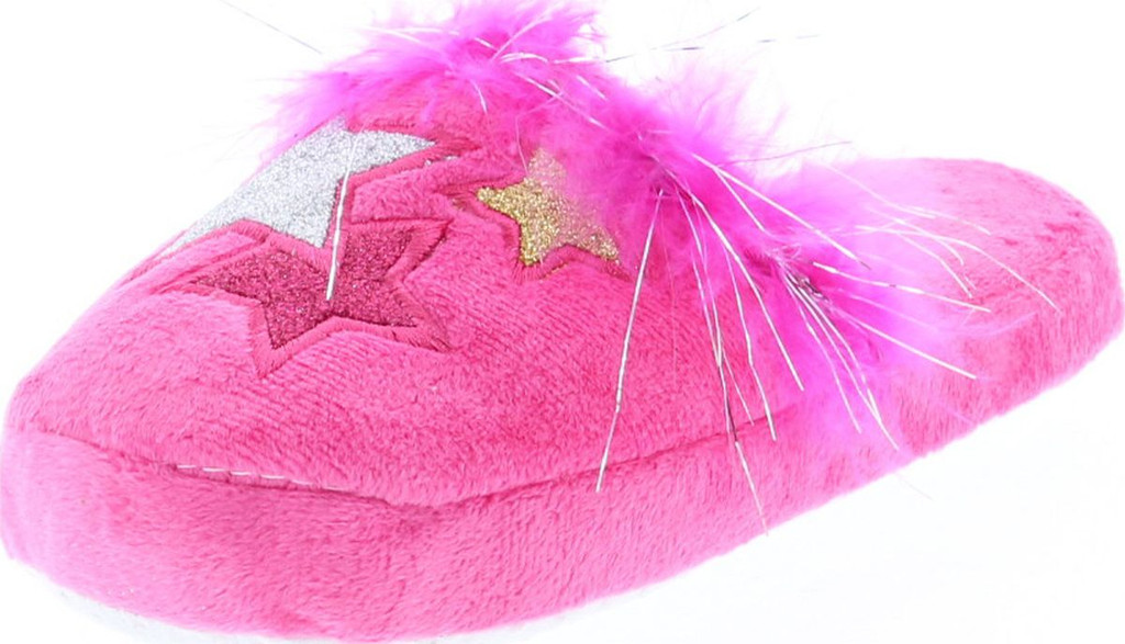 Static Footwear Girls Fashion Slip On Comfy Warm House Slippers