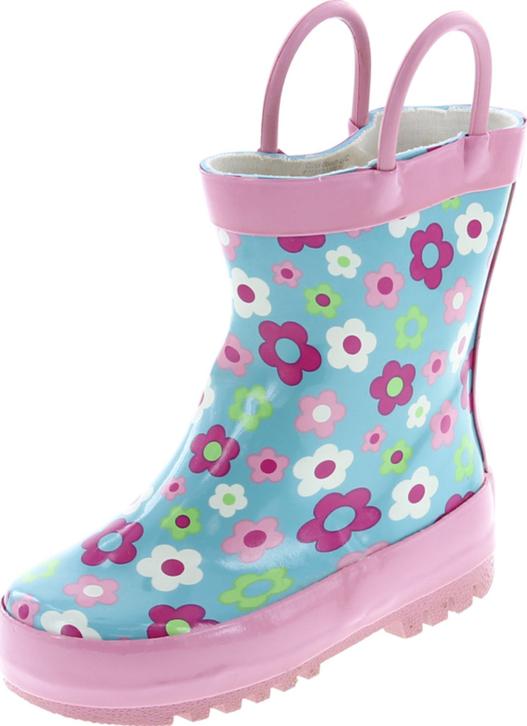 Static Footwear Kids Fashion Print Rain Boots