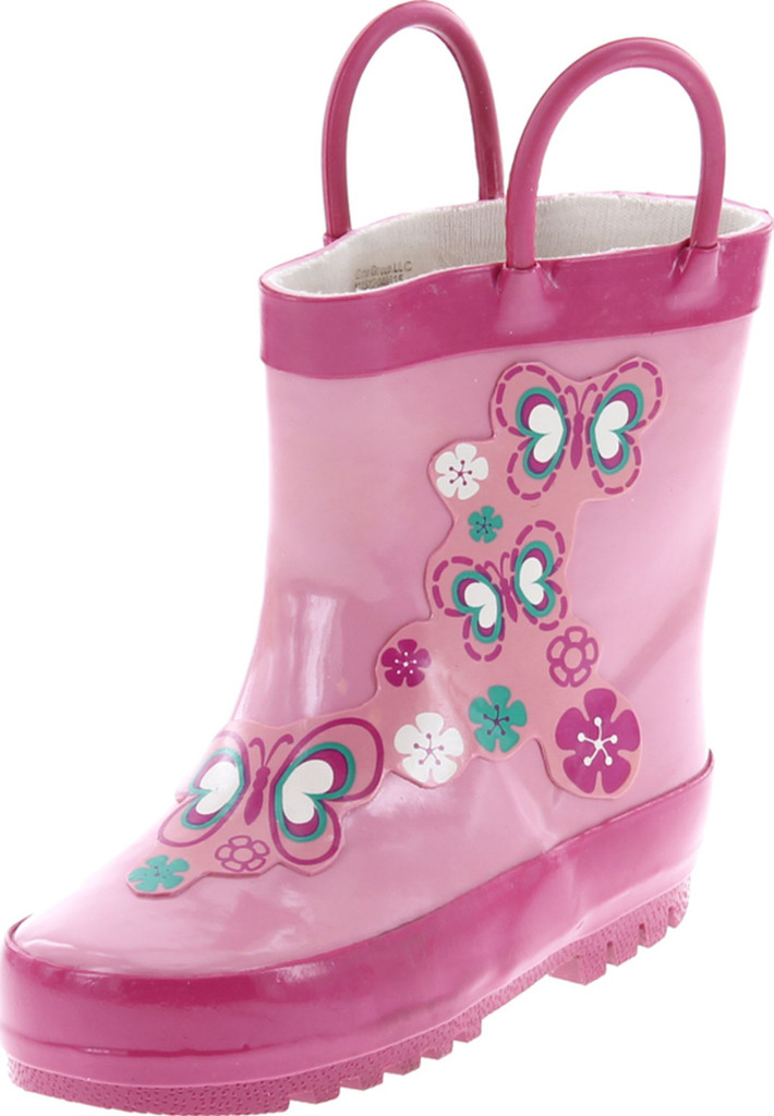 Static Footwear Kids Fashion Print Rain Boots