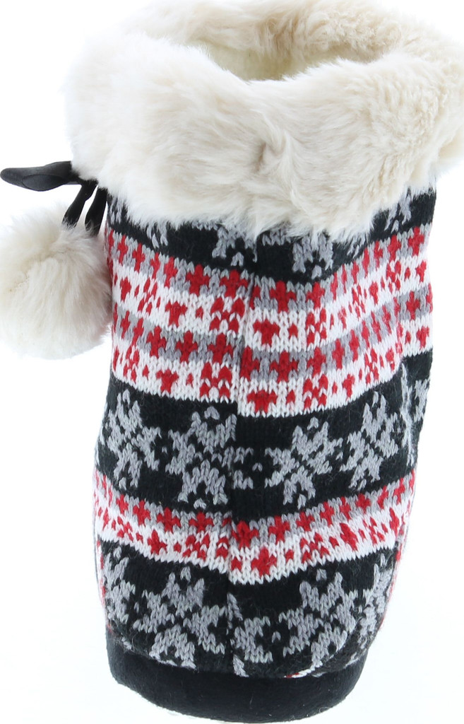 Sc Home Collection Womens Knit Fashion House Slippers