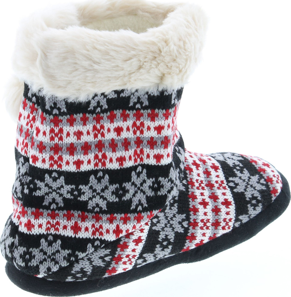 Sc Home Collection Womens Knit Fashion House Slippers