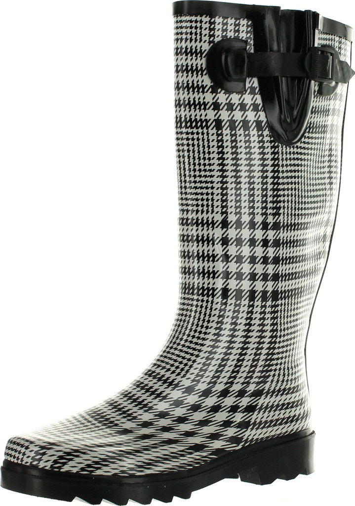 Static Footwear Womens Raindrops Fashion Waterproof Rainboots Many Colors And Designs