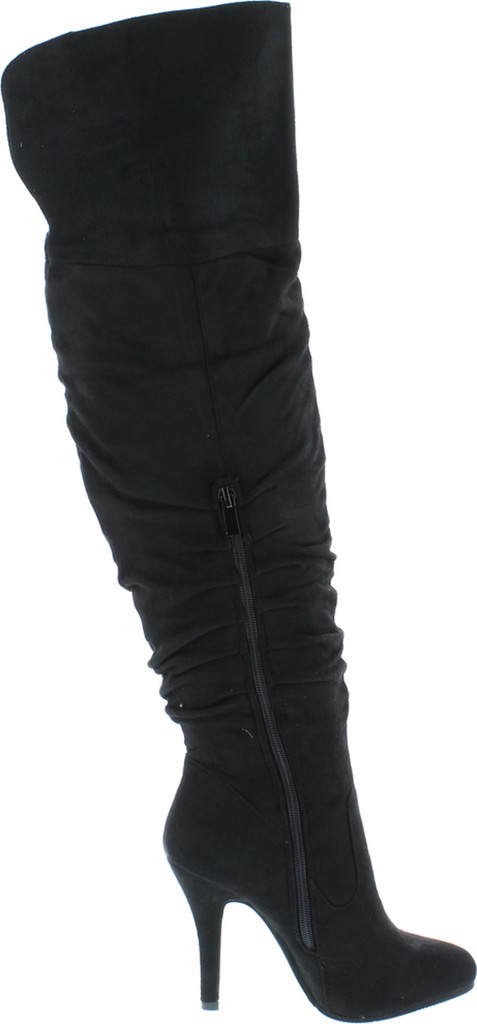 Forever Link Focus-33 36 Women's Fashion Stylish Pull On Over Knee High Sexy Boots