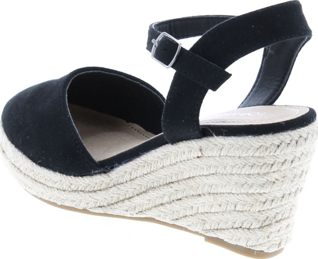 Top Moda Wishing-5 Women's Closed Toe Buckle Strap Espedrilles Sandals