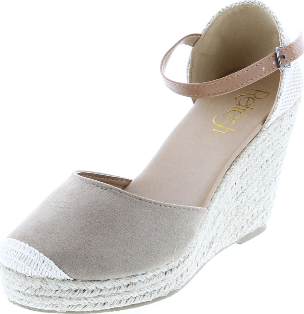 Refresh Sandra-01 Women's Espadrille Platform Wedge Sandals
