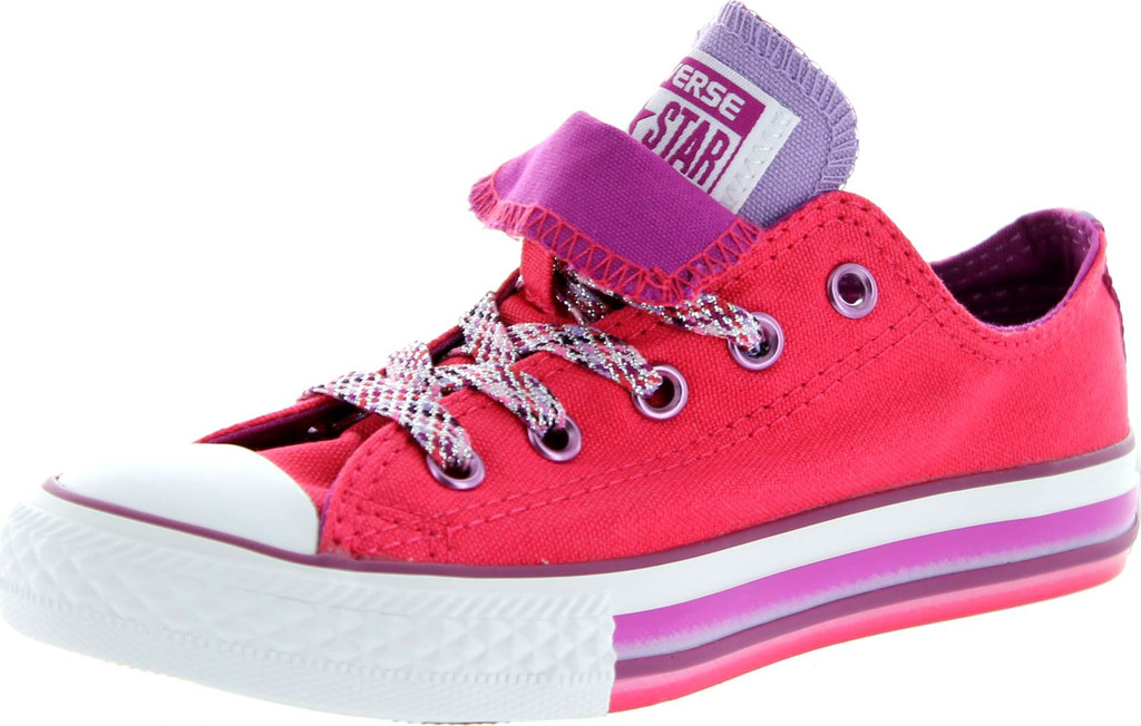 Converse Girls Ct Double Tongue Oxford Fashion Sneakers
