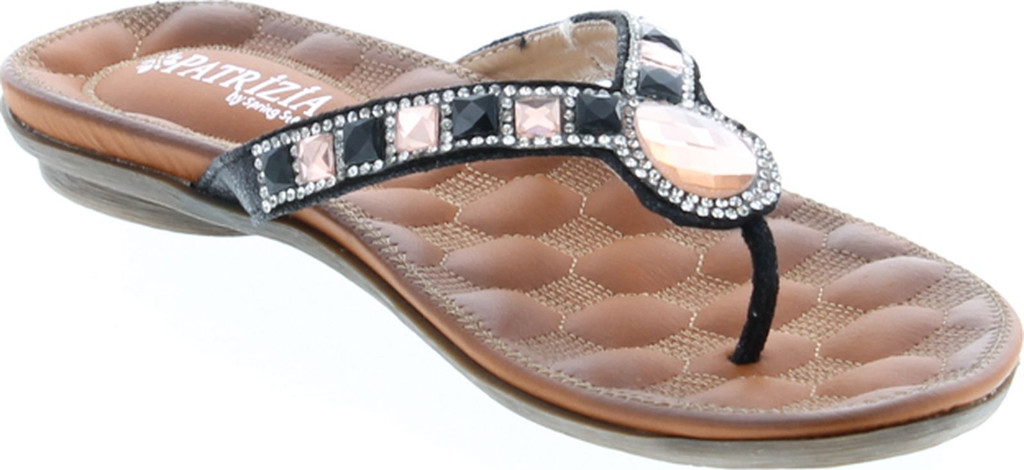 Patrizia By Spring Step Women's Rafiki Jeweled Thong Sandals