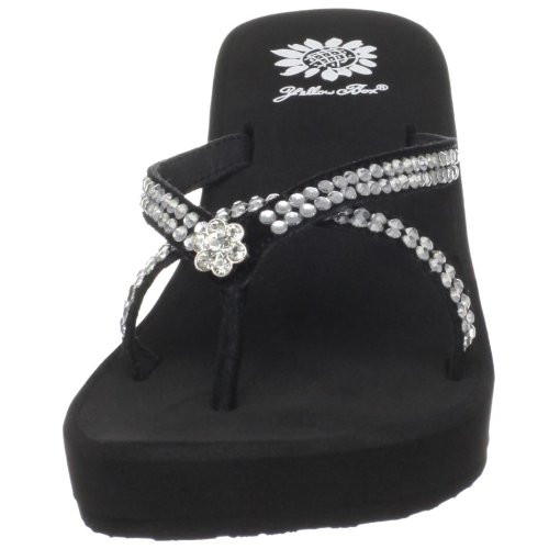 Yellow Box Women's Gateway Wedge Flip Flop