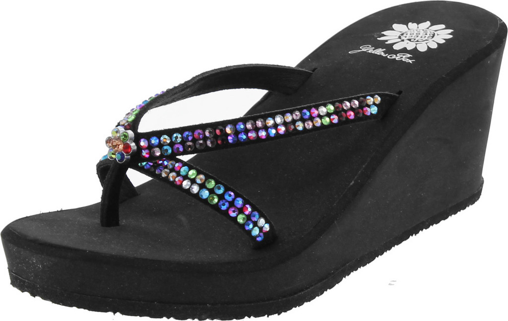 Yellow Box Women's Gateway Wedge Flip Flop