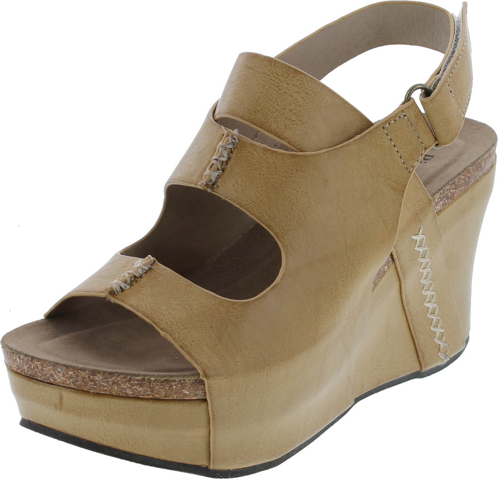 Pierre Dumas Hester-10 Women Low Wedge With An Adjustable Side Buckle