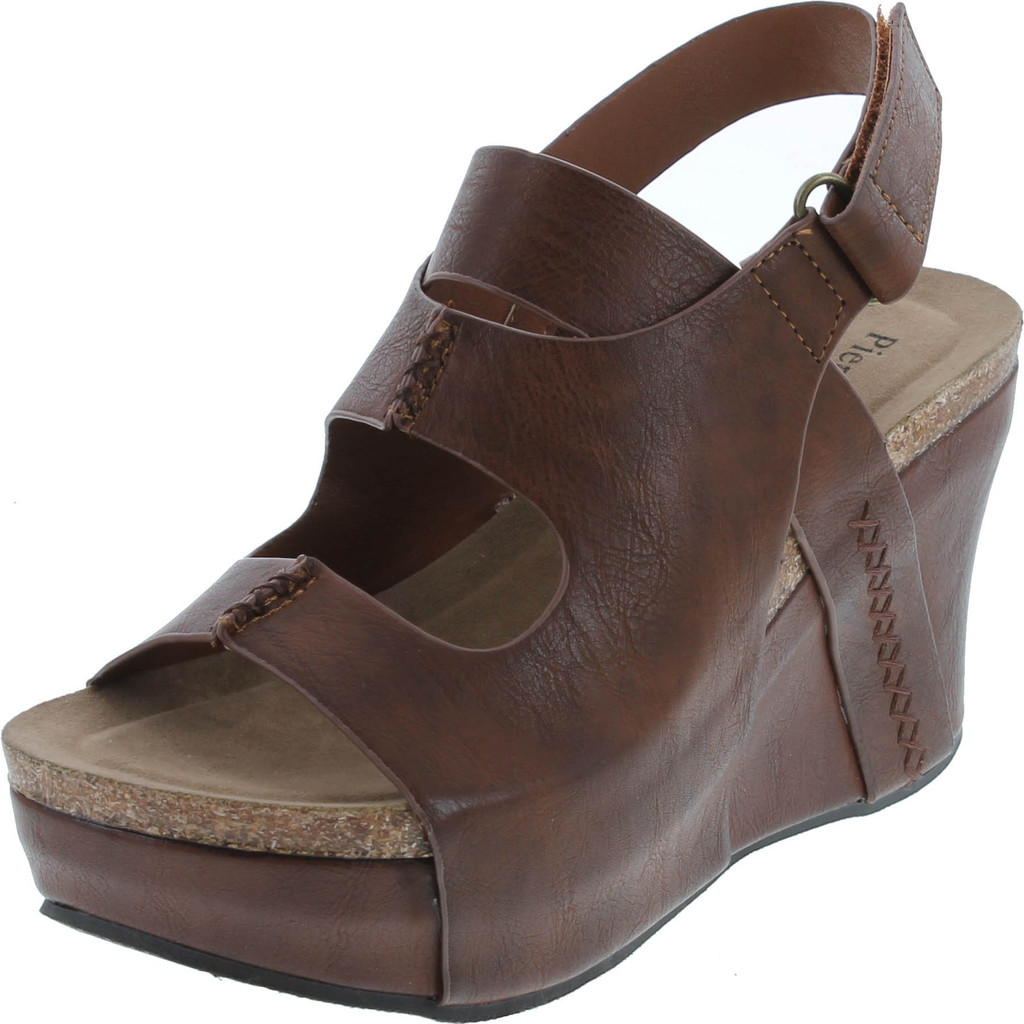 Pierre Dumas Hester-10 Women Low Wedge With An Adjustable Side Buckle