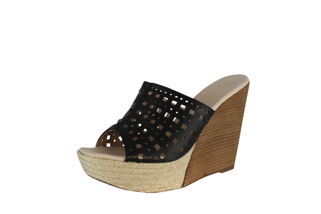 Restricted Womens Spumoni Wedge Sandals