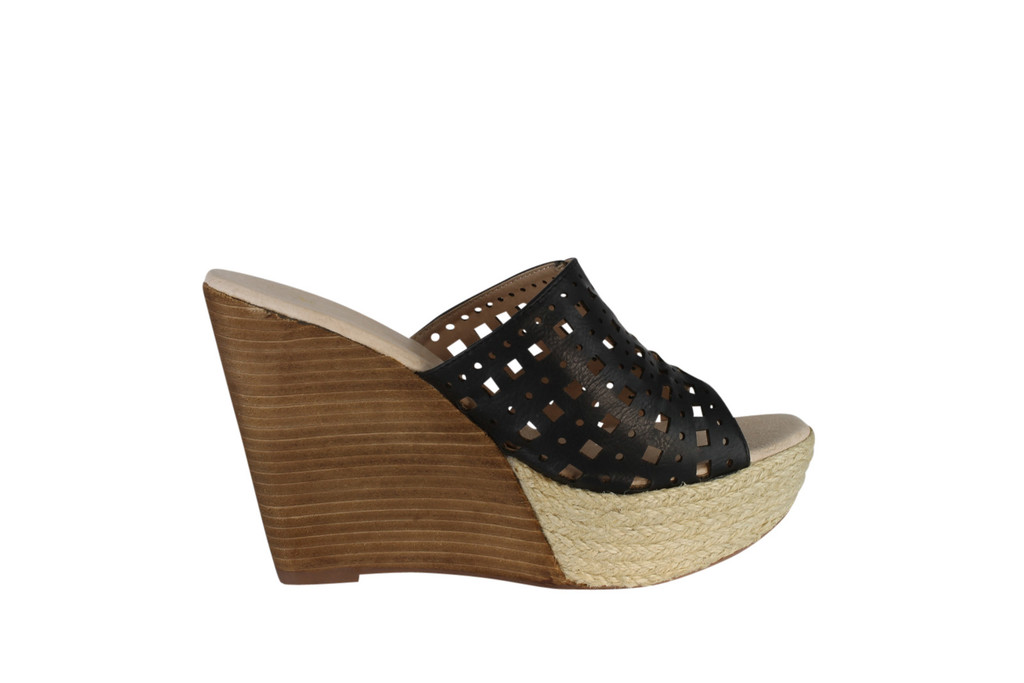 Restricted Womens Spumoni Wedge Sandals