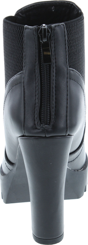 Static Footwear Hanna-11 Women's Platform Chunky Heel Lug Sole Chelsea Ankle Booties