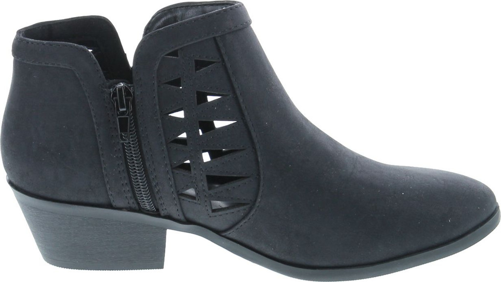 Soda Women's Closed Toe Multi Strap Ankle Bootie