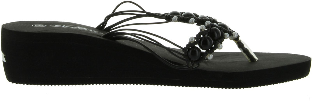 Sunville Womens Fashion Wedge Beaded Sandals