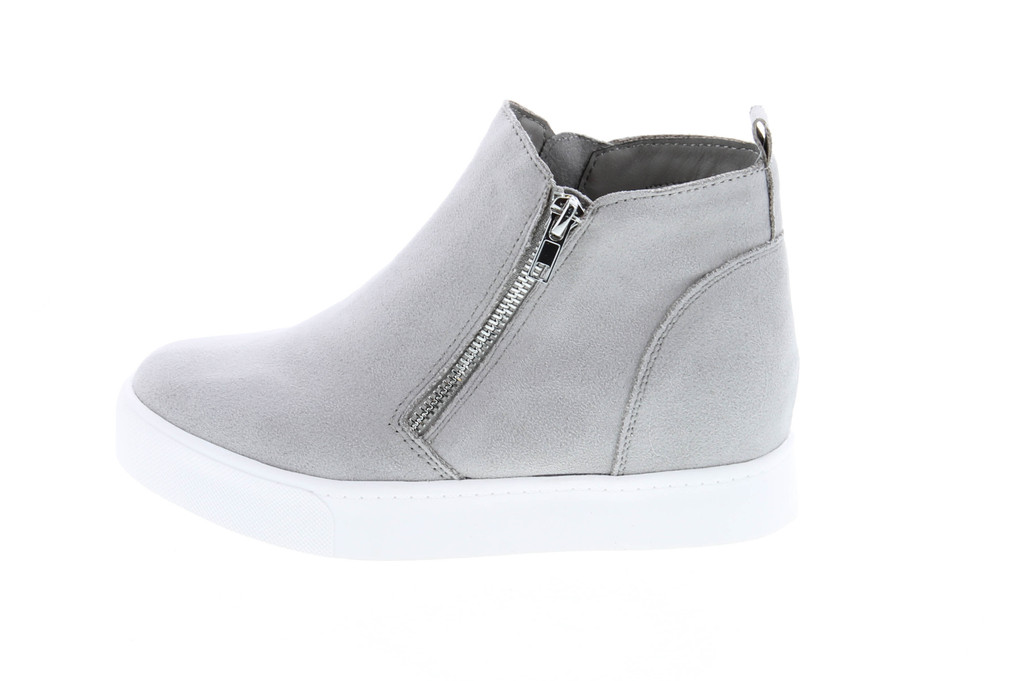 Soda Taylor Hidden Wedge Sole Booties Ankle Heels Sneaker Shoes Side Zipper