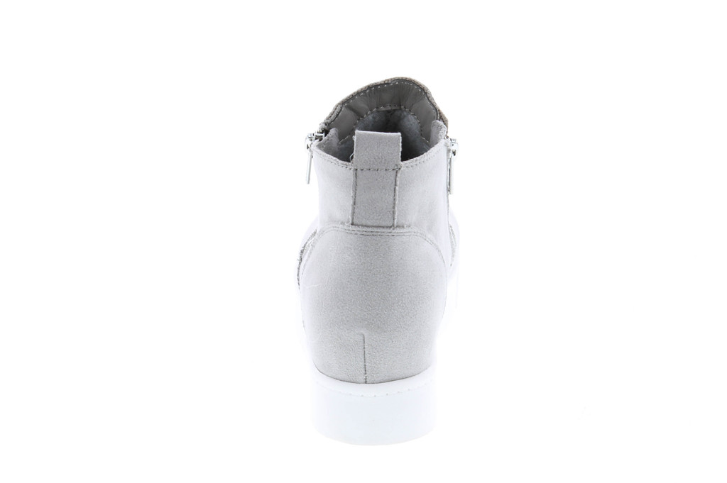 Soda Taylor Hidden Wedge Sole Booties Ankle Heels Sneaker Shoes Side Zipper