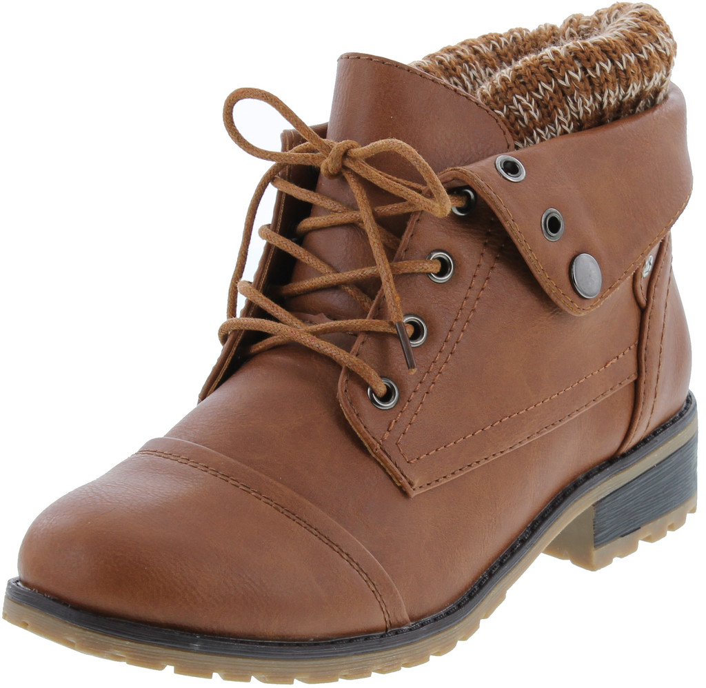 Premier Standard Womens Cuff Foldover Ankle Boots