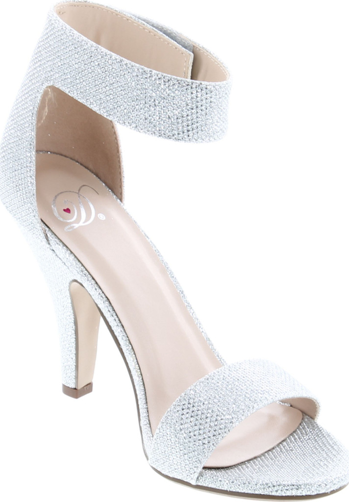 Delicious Womens Open Toe High Heel Ankle Strap Dress Sandal Heeled-Sandals