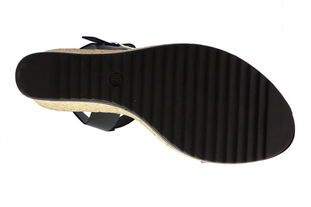 Italian Shoemakers Womens Wella Fashion Wedge Espadrille Sandals Made In Italy