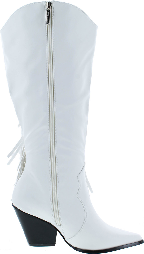 Cape Robbin Cowtown Cowboy Mid Calf Boots Women Western Cowgirl Boots With Chunky Block Heels
