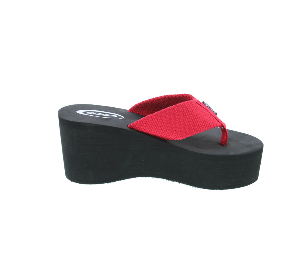 Soda Womens Oxley-S Flip Flop Platform Sandal