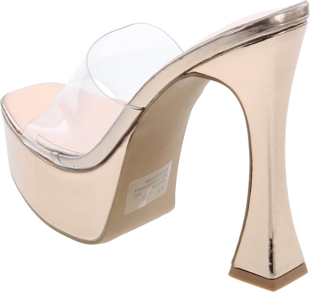 Cape Robbin Yeti Clear Sexy High Heels For Women