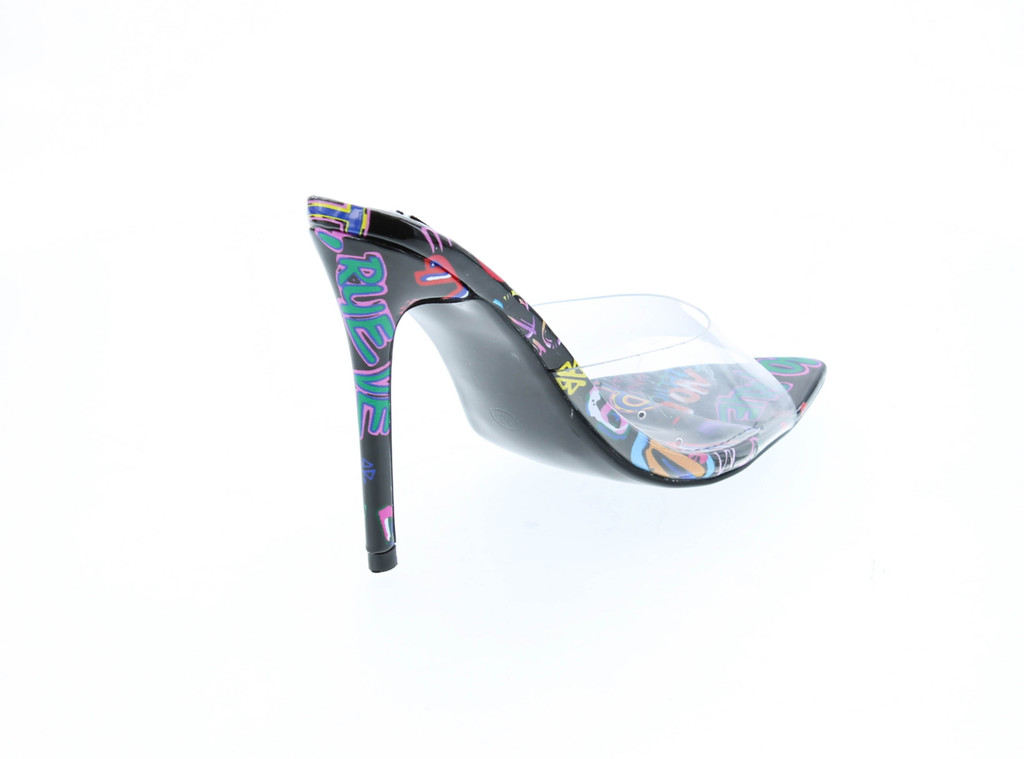 Cape Robbin Melrose Sexy Stiletto High Heels For Women, Transparent Booties For Women With Pointed Open Toe