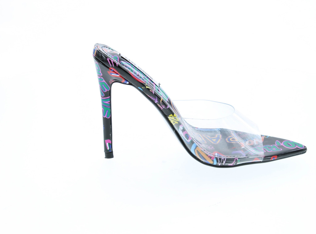 Cape Robbin Melrose Sexy Stiletto High Heels For Women, Transparent Booties For Women With Pointed Open Toe