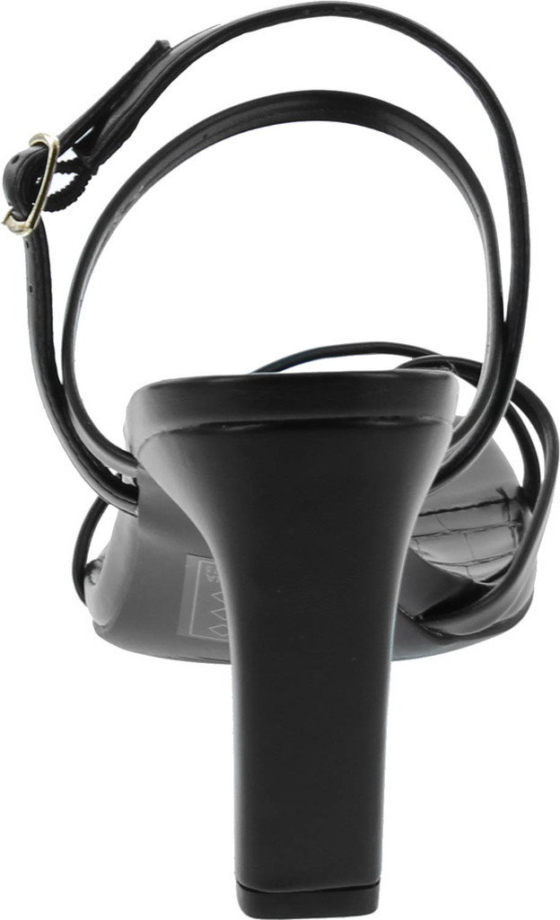 Qupid Kaylee Heels For Women - Sand Faux Leather Sling Back Sandals