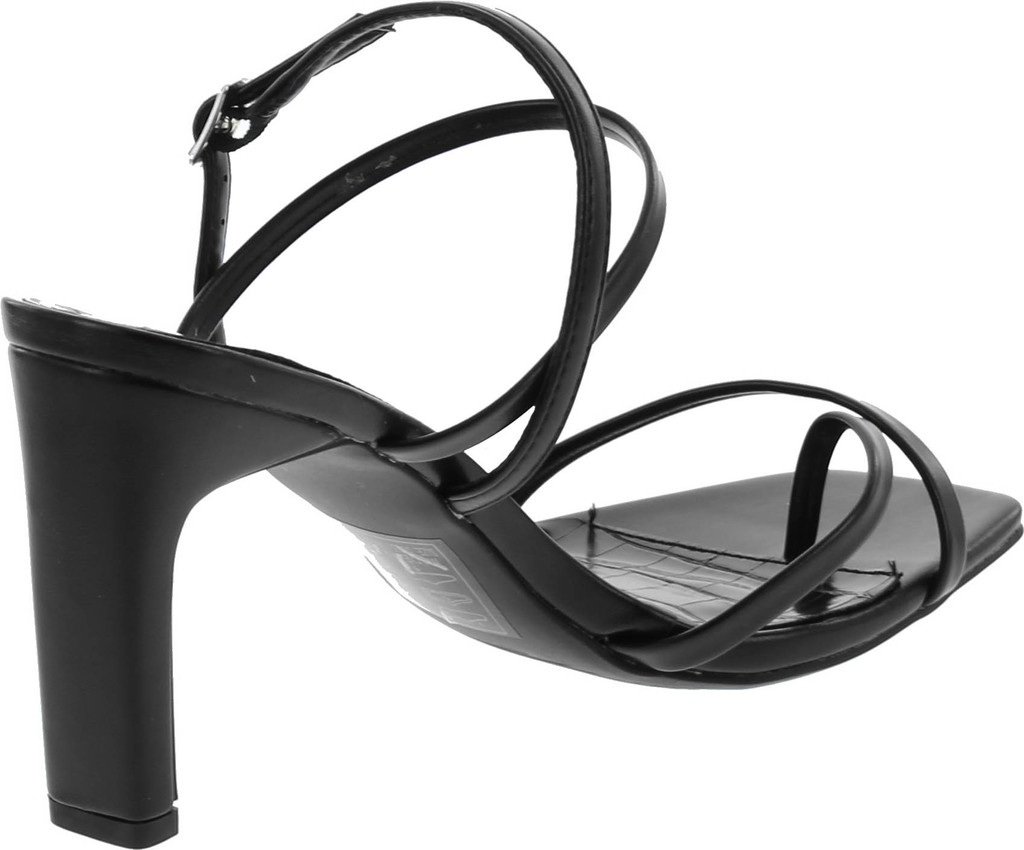 Qupid Kaylee Heels For Women - Sand Faux Leather Sling Back Sandals