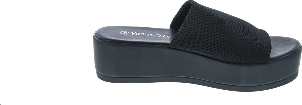 Nature Breeze Women's Stretchy Slip On Peep Toe Backless Platform Sandals