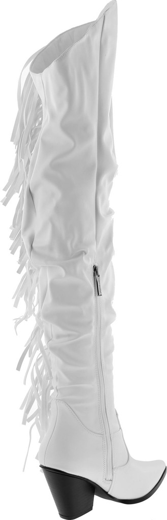 Cape Robbin Gabanna Cowboy Over The Knee Boots Women, Western Cowgirl Boots Fashion Dress Fringe Boots For Women