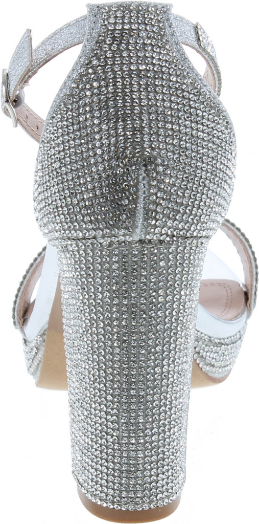 Women Ankle Strap Open Toe Chunky Platform Dress High Heel Sandal