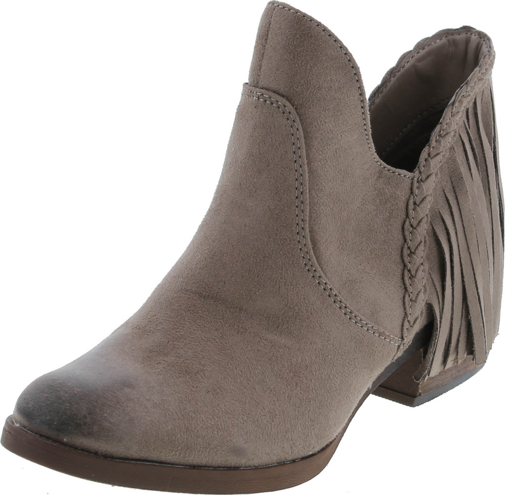 Not Rated Women's Braxton Ankle Fringe Bootie