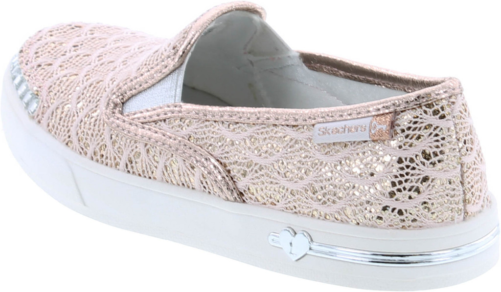 Skechers Girls' Shoutouts Crochet Crush Slip-On Sneaker
