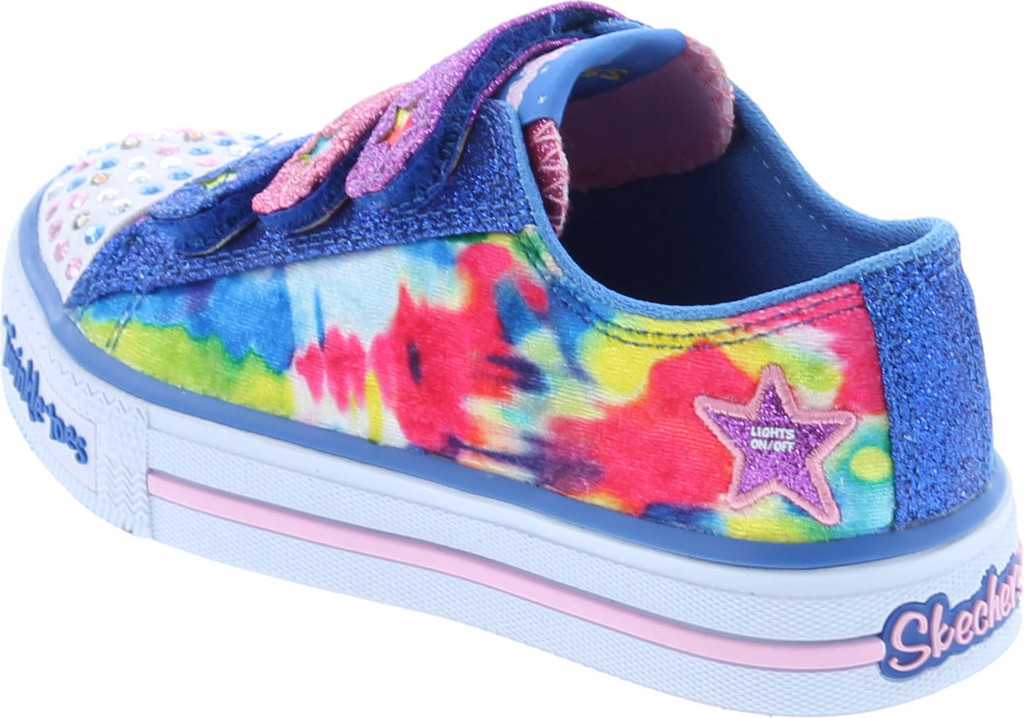 Skechers 10846L Girl's Twinkle Toes: Shuffles - Colorous Cutie Sneakers
