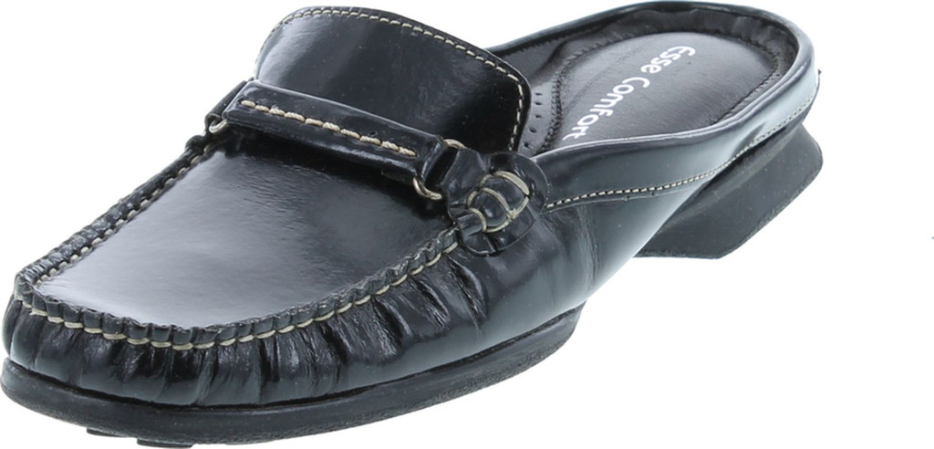 Esse Womens 1010 Closed Toe Open Back Slip On Clogs Shoes