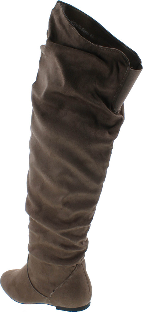 Nature Breeze Vickie Women's Over The Knee Slouchy Boots