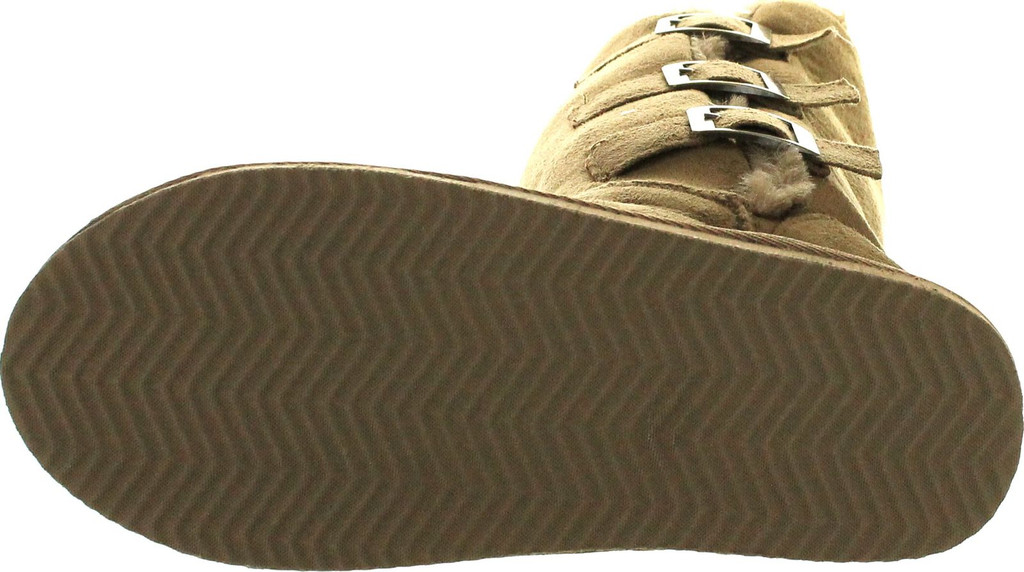 Static Footwear Womens Microsuede 10" Winter Boots With Buckle Detail