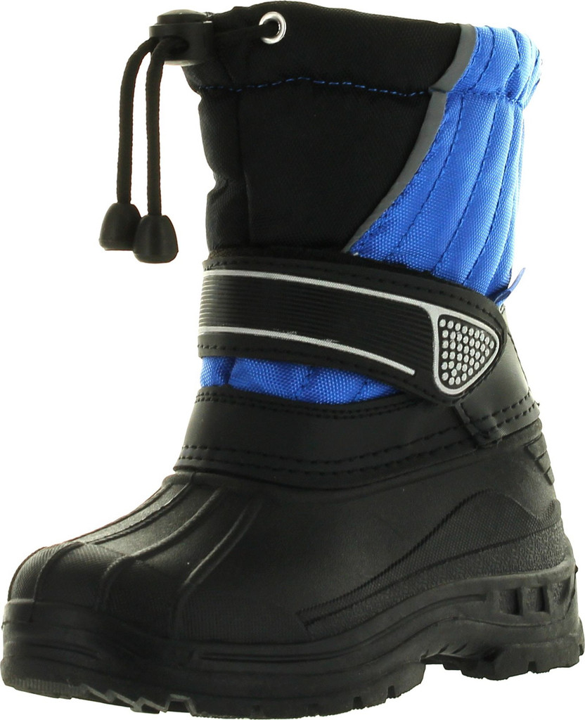 Static Kids Bhd-07 Waterproof Cold Weather Kids Snow Boots With Adjustable Feature