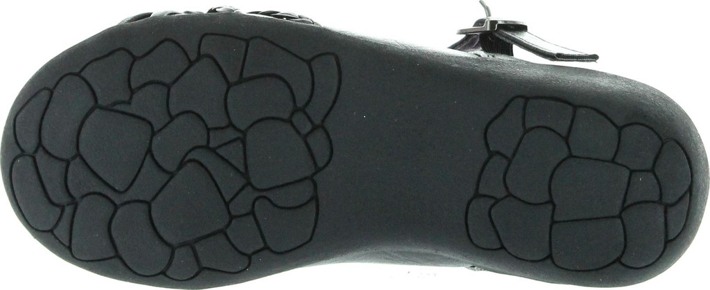 School Rider Girls Nicki-577E Hemp Decor Mary Jane Buckle Strap School Uniform Shoes