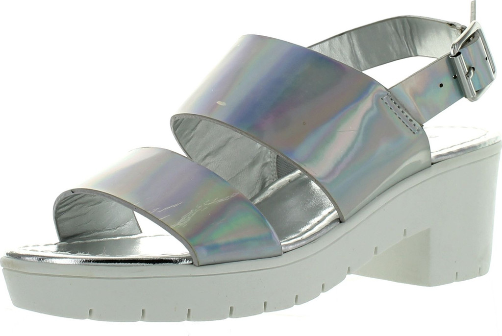 Bamboo Womens Odessa-05 White Sole Dual Strap Sling Back Closure Fashion-Sandals